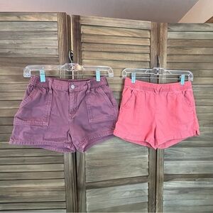 Shorts lot- Purple and Pink. Girls size 14.
